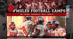 Desktop Screenshot of mulesfootballcamps.com